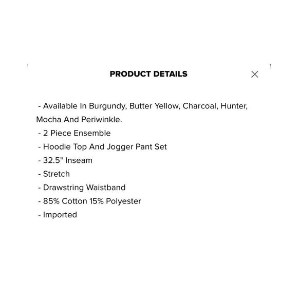 FASHION NOVA ALEXA JOGGER PANT SET- MOCHA NWT SIZE LARGE - Picture 3 of 3